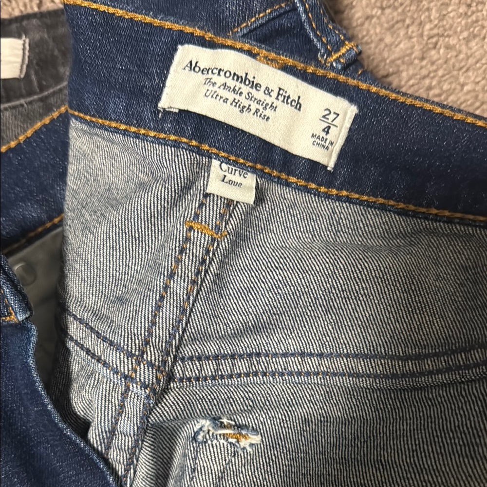 Abercrombie & Fitch Blue High Rise Jeans